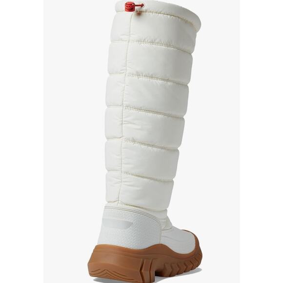 NWOB HUNTER (OTHER) Intrepid Tall Rain Boots White Willow Gum Size 10 ($179) - Picture 3 of 7